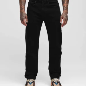 Straight Fit Denim Black